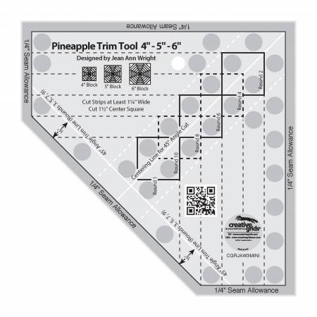 Creative Grids Square on Square Trim Tool - 3in or 6in Finished