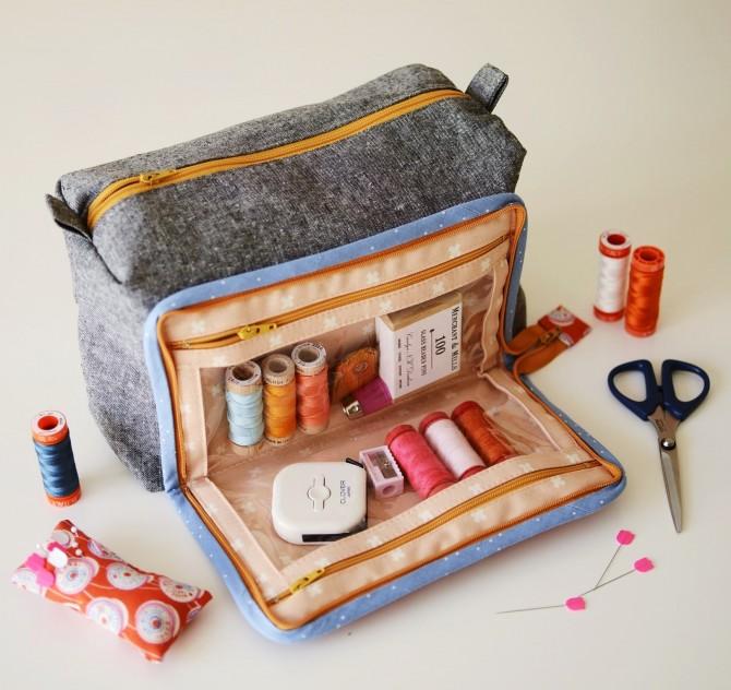 Twice As Nice Pouch Downloadable PDF Sewing Pattern | Aneela Hoey