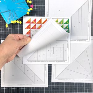 Scrappy Triangles Foundation Pad for Paper Piecing