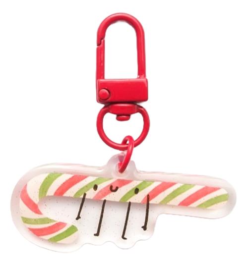 Lizzy House Zipper Pulls - Candy Cane