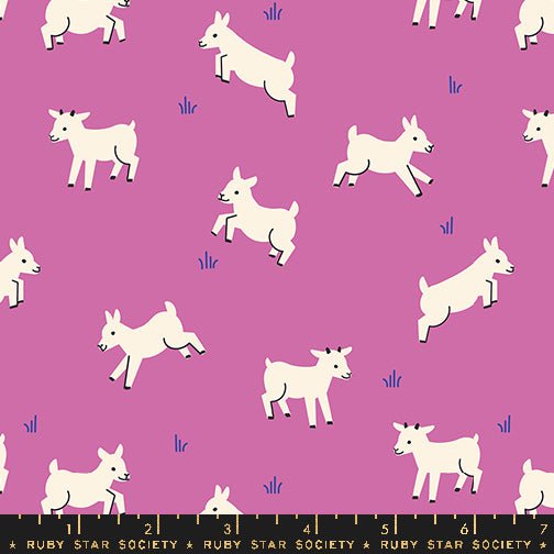 Animal, Animal: Baby Goats in Heliotrope