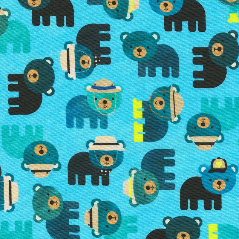 Campground Critters: Fat Quarter Bundle - 12 pcs