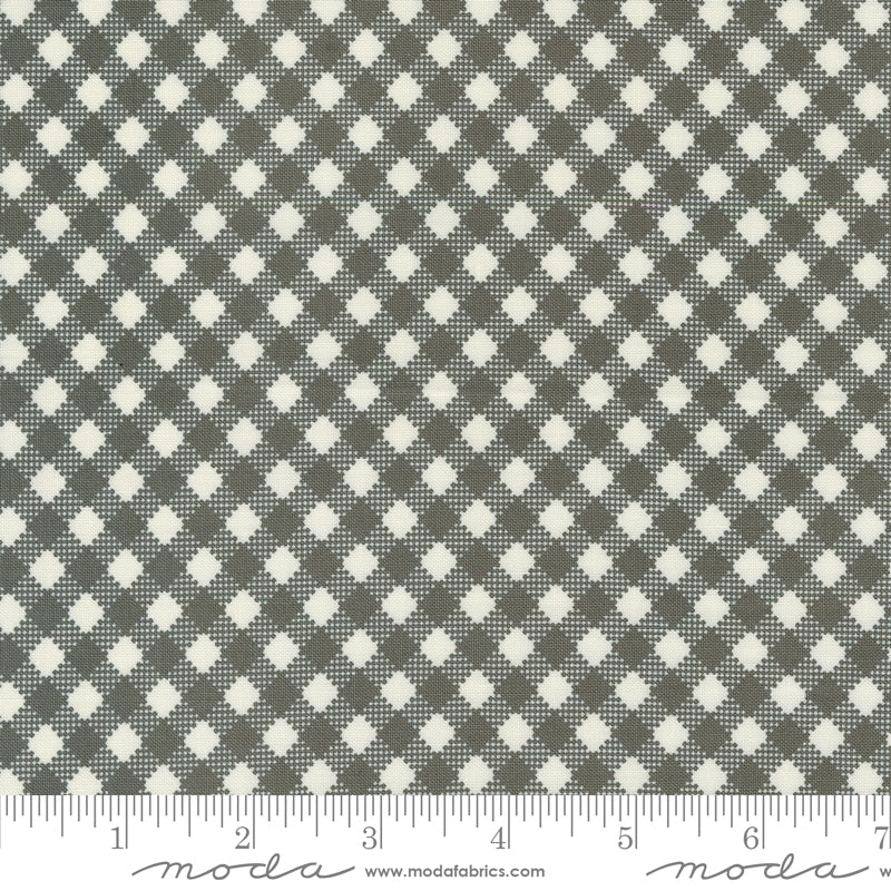 Farmstead: Bias Gingham in Charcoal