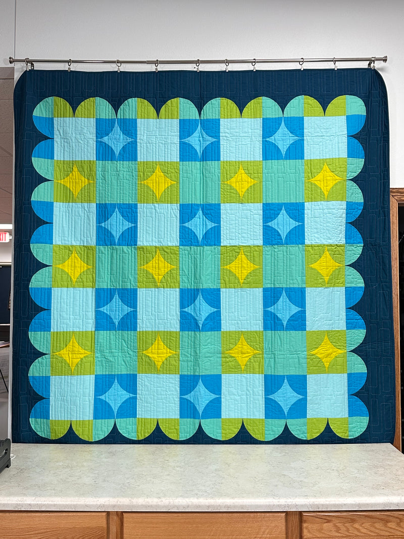 Gingham Glitz Quilt Kit