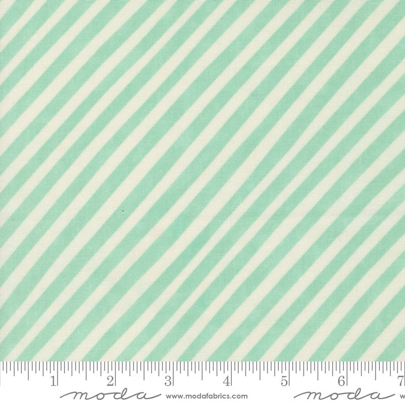 Love Letter: Candy Stripe in Seafoam