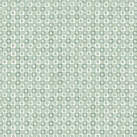 Easter: Daisy Gingham in Green