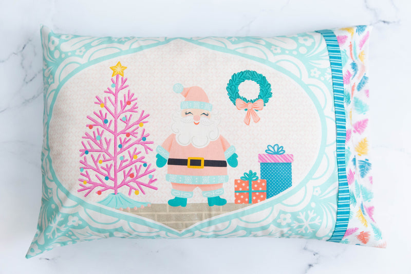 Santa Pillowcase Panel by KP Creates