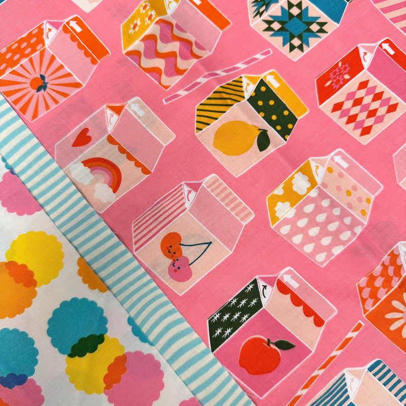 Pillowcase Kit: Juice Carton in Pink