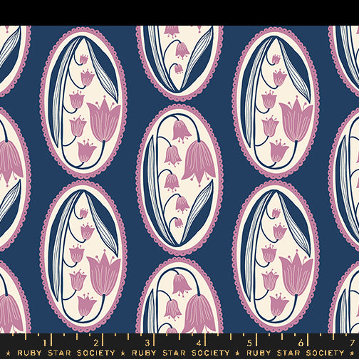 Endpaper: Lily Of The Cameo in Bluebell