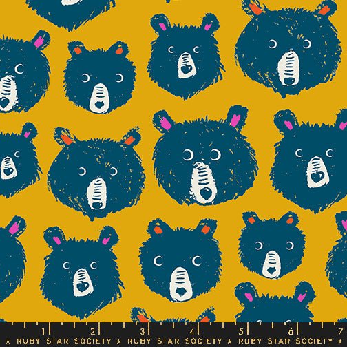 Teddy and The Bears Fat Quarter Bundle - 25 pcs