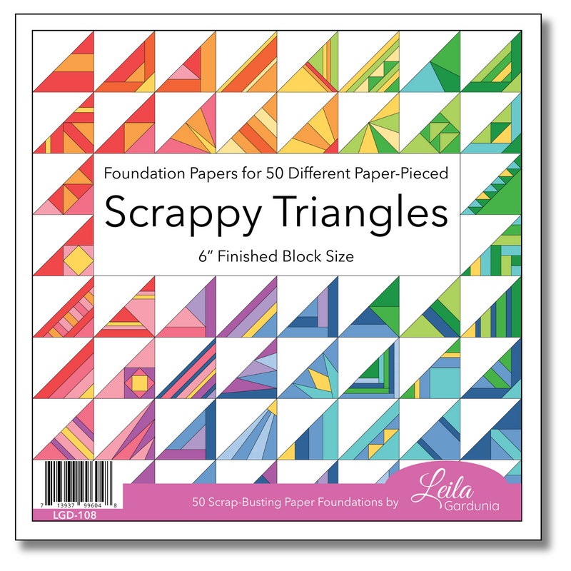 Scrappy Triangles Foundation Pad for Paper Piecing