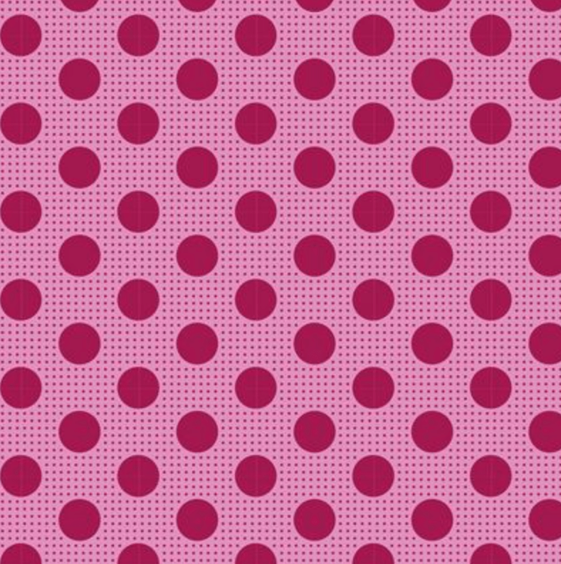 Tilda: Medium Dots in Maroon