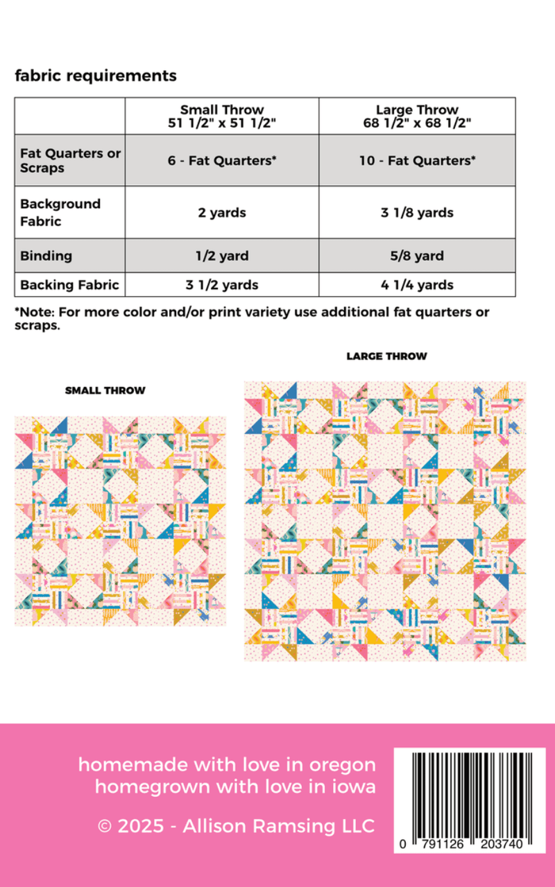 Sawtooth Stripes Quilt Pattern