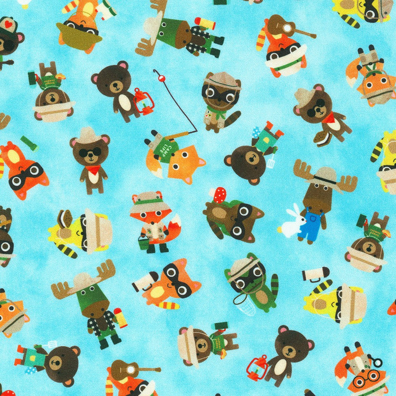 Campground Critters: Fat Quarter Bundle - 12 pcs