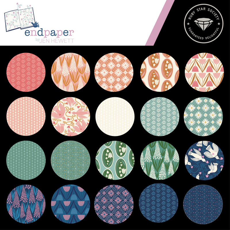 Endpaper: Fat Quarter Bundle - 24 pcs