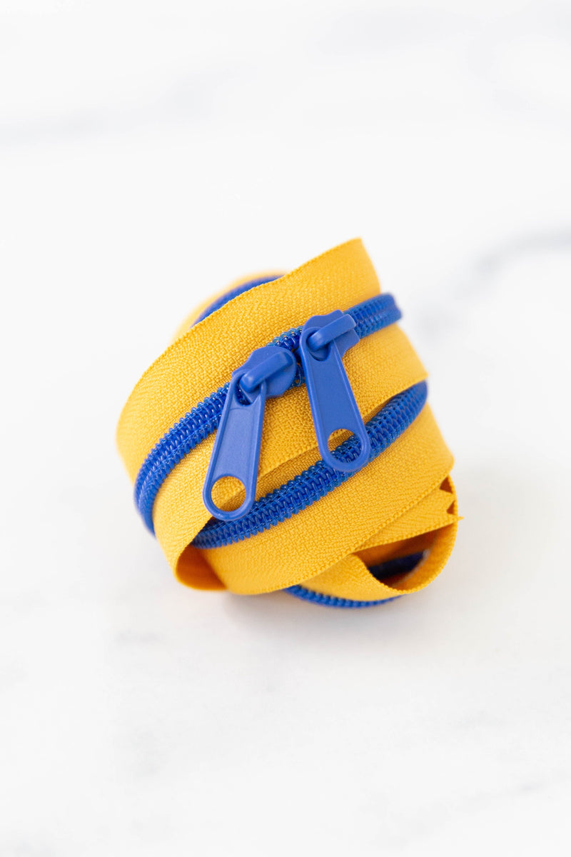 30" Zipper: Mustard