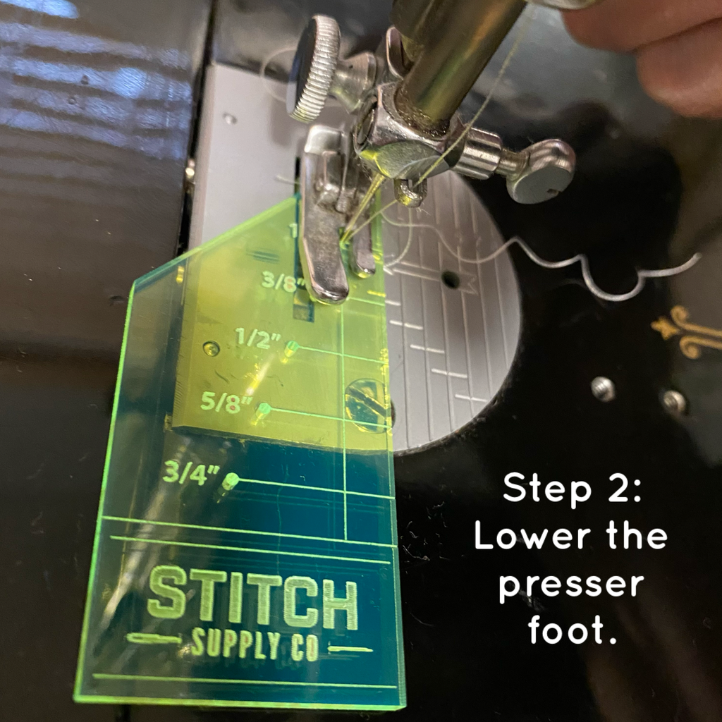 Seam Guide Gauge Stitch Ruler Sewing Machine